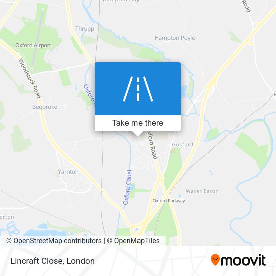 Lincraft Close map