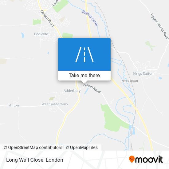 Long Wall Close map