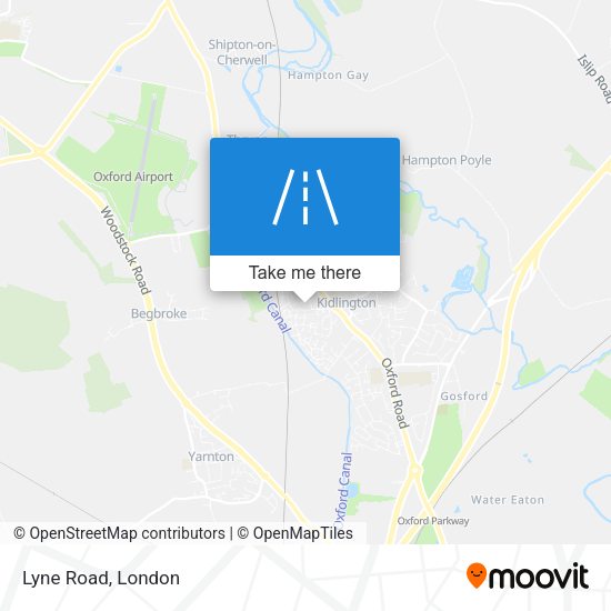 Lyne Road map