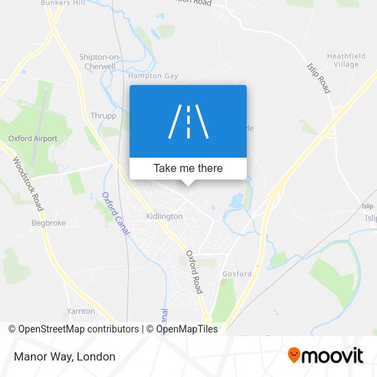 Manor Way map