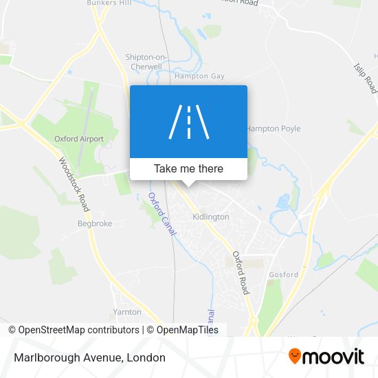 Marlborough Avenue map