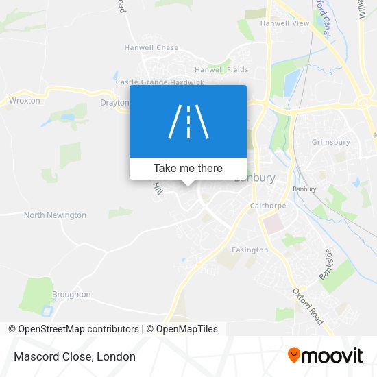 Mascord Close map