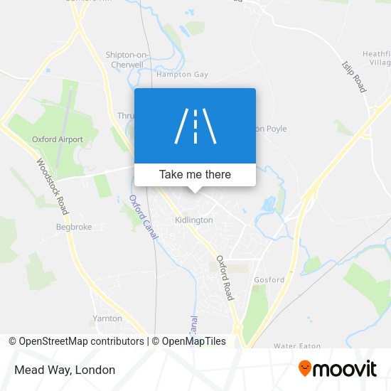 Mead Way map