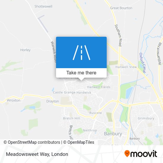 Meadowsweet Way map