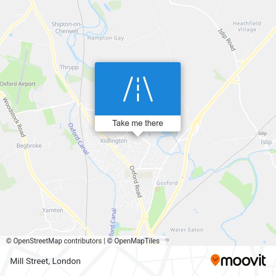 Mill Street map