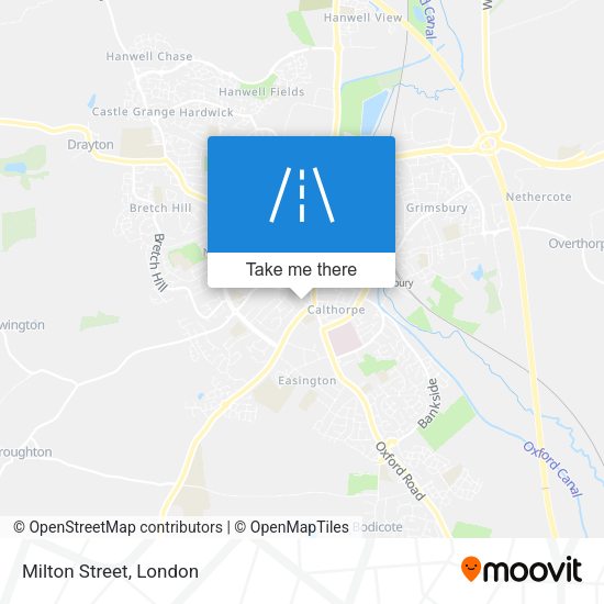 Milton Street map