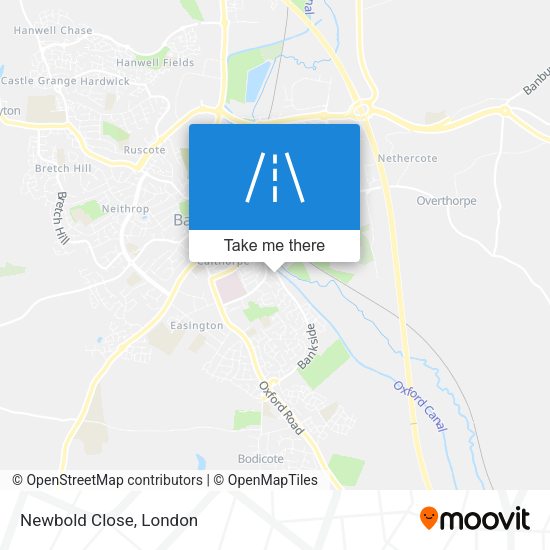 Newbold Close map