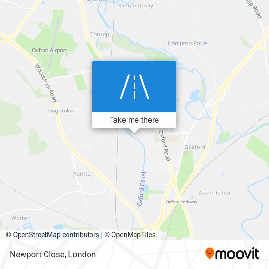 Newport Close map