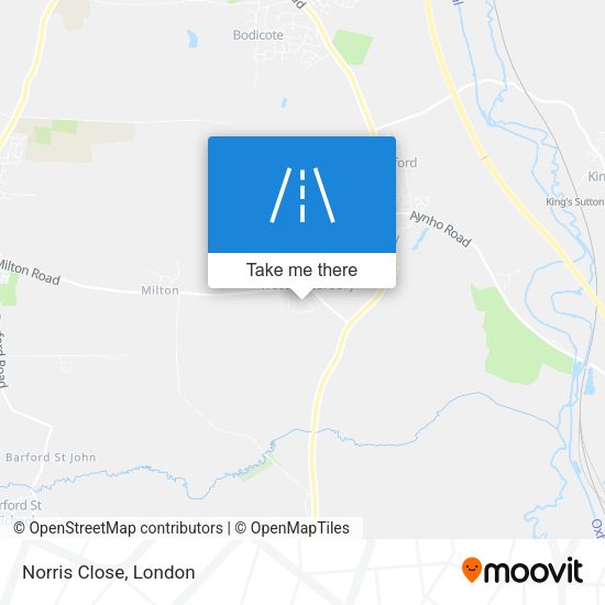 Norris Close map