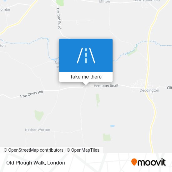 Old Plough Walk map