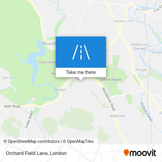 Orchard Field Lane map