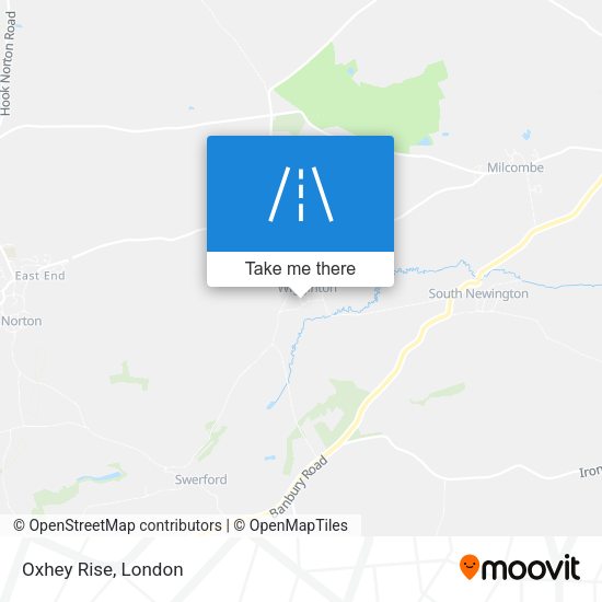 Oxhey Rise map