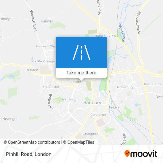 Pinhill Road map