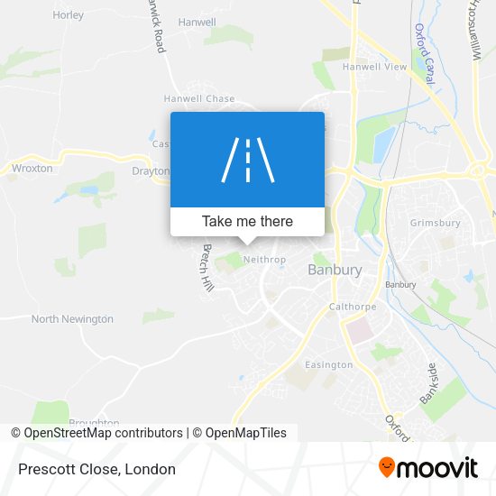 Prescott Close map