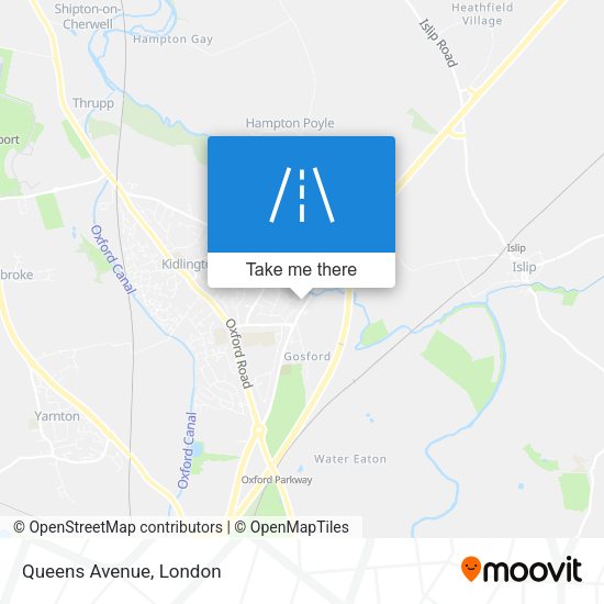 Queens Avenue map