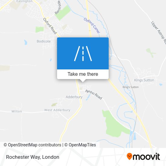 Rochester Way map