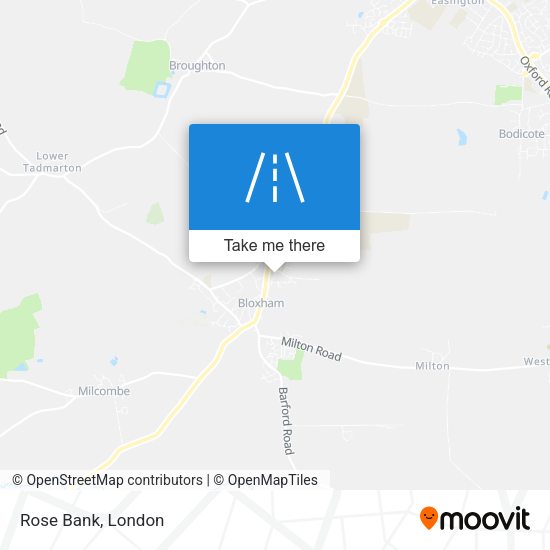 Rose Bank map