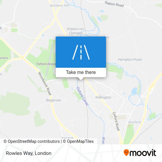 Rowles Way map