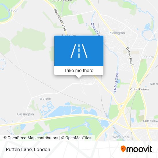 Rutten Lane map