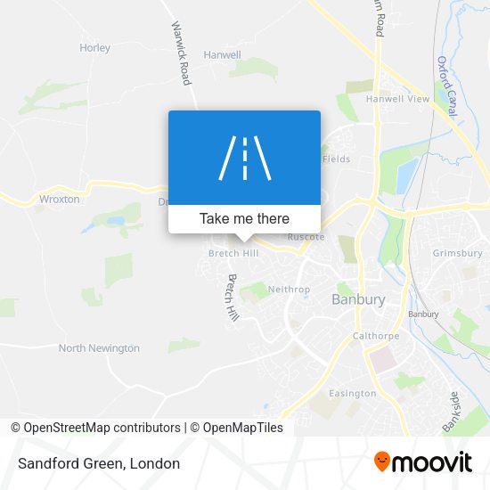 Sandford Green map
