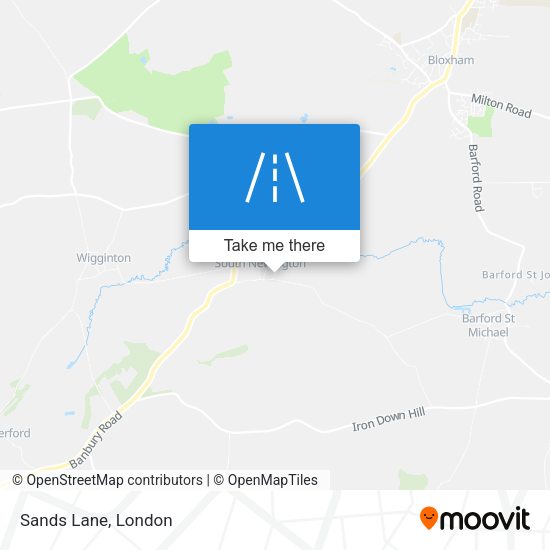 Sands Lane map