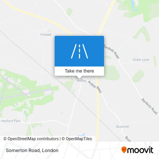 Somerton Road map