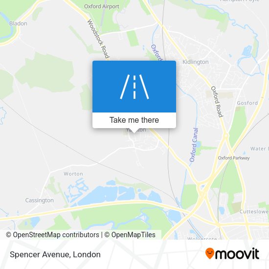 Spencer Avenue map