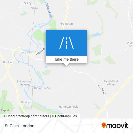 St Giles map