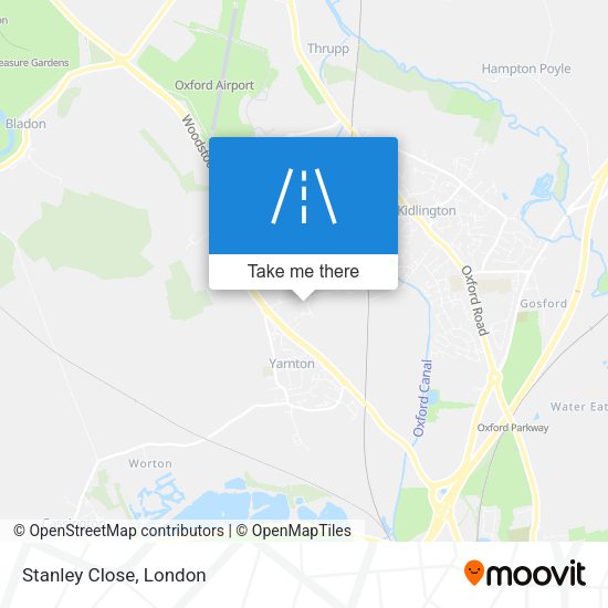 Stanley Close map