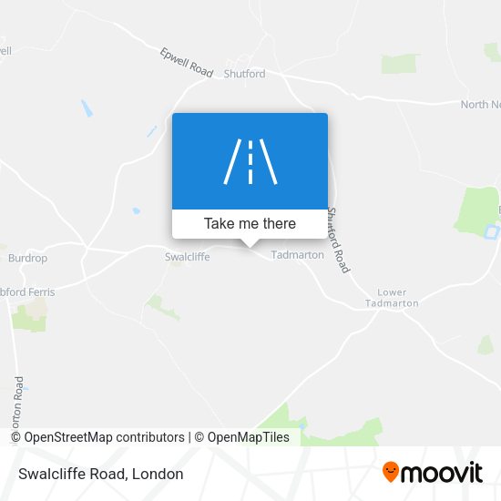 Swalcliffe Road map