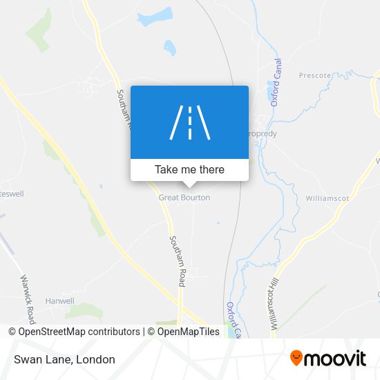 Swan Lane map