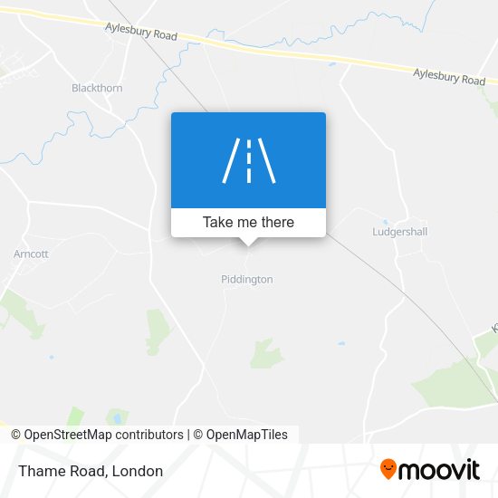 Thame Road map