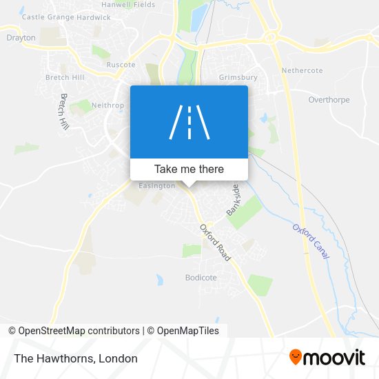 The Hawthorns map