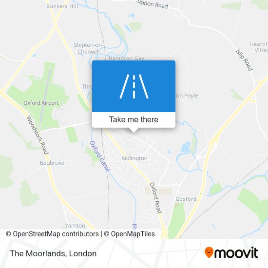 The Moorlands map
