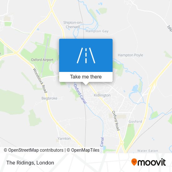 The Ridings map