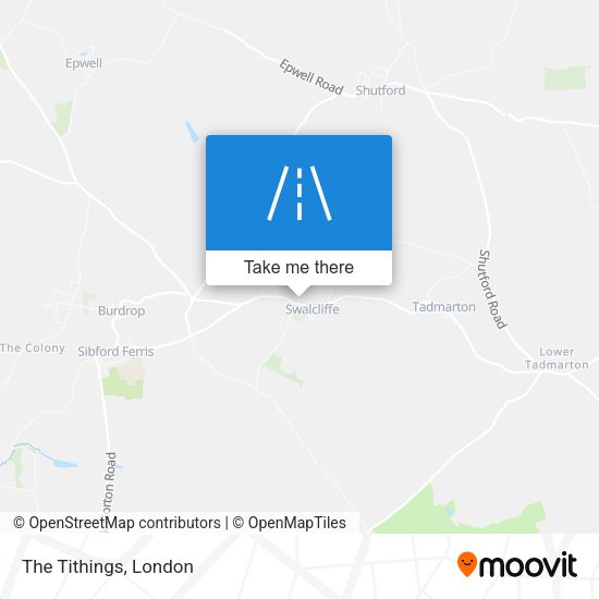 The Tithings map