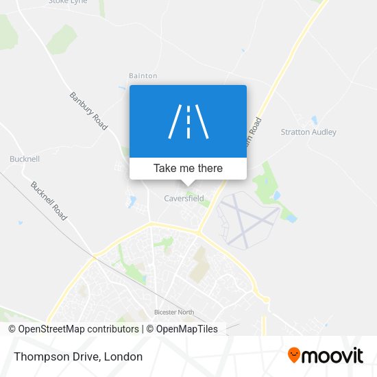 Thompson Drive map