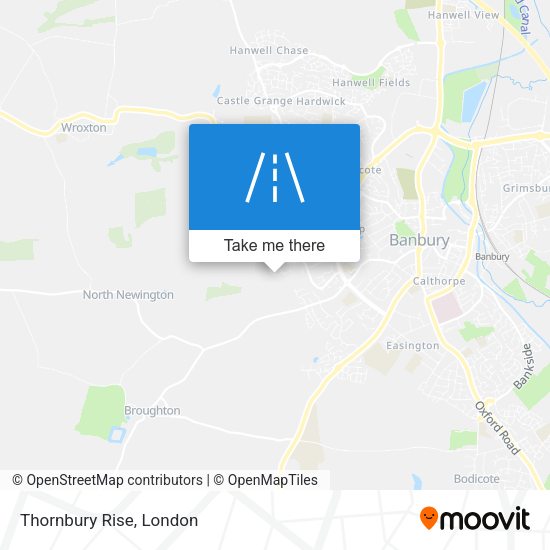 Thornbury Rise map