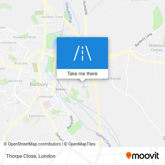 Thorpe Close map