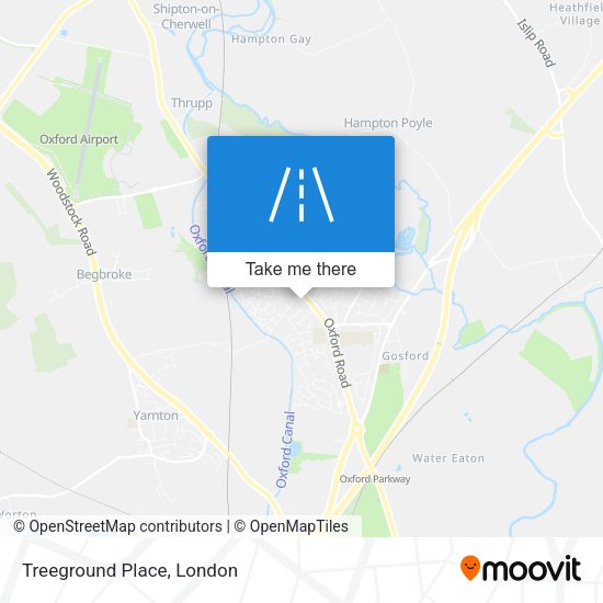 Treeground Place map