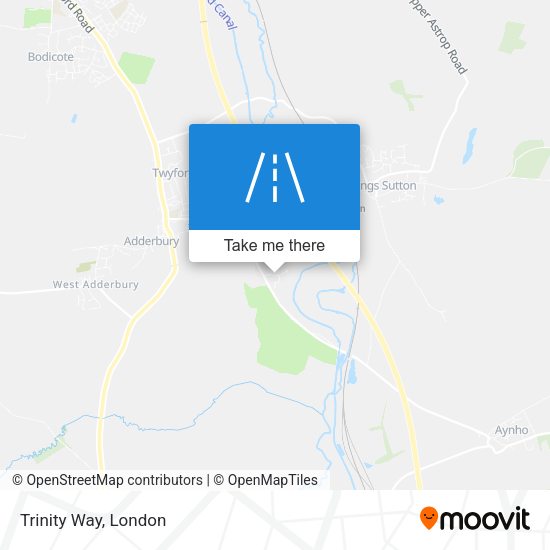 Trinity Way map