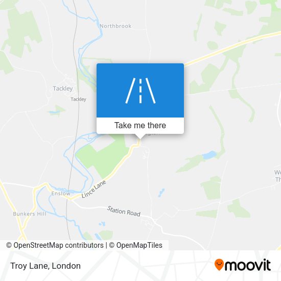 Troy Lane map
