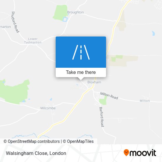 Walsingham Close map