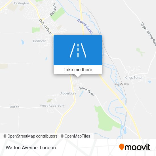Walton Avenue map