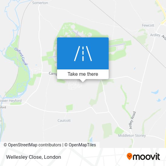 Wellesley Close map