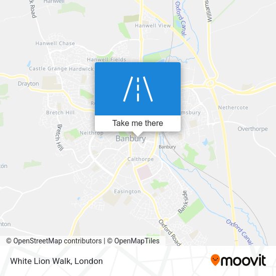 White Lion Walk map