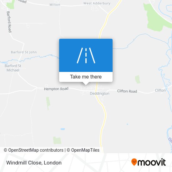 Windmill Close map