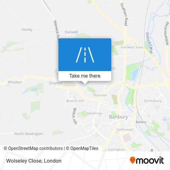 Wolseley Close map
