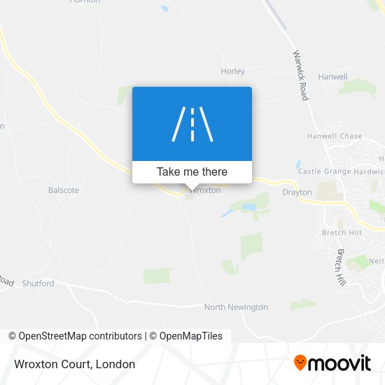 Wroxton Court map