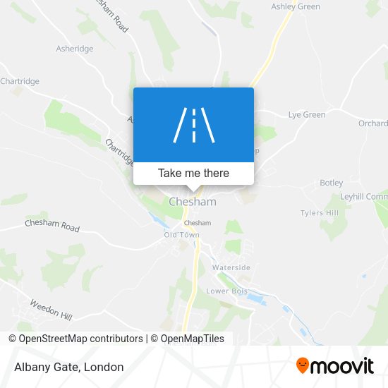 Albany Gate map